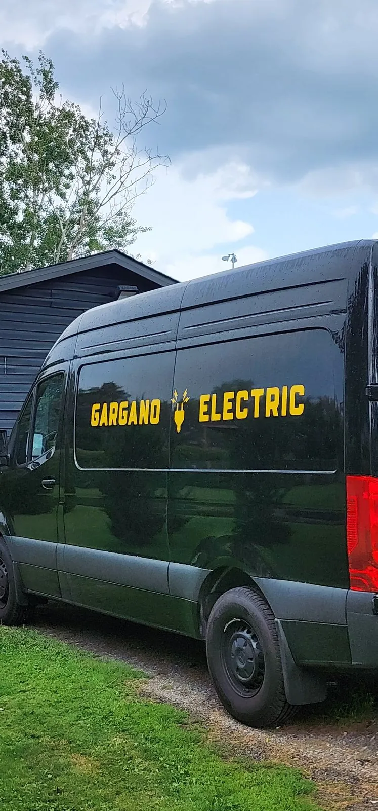 Side lettering on the Gargano Electric Sprinter